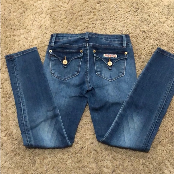 Hudson Skinny Jeans Mid Wash - Picture 2 of 3